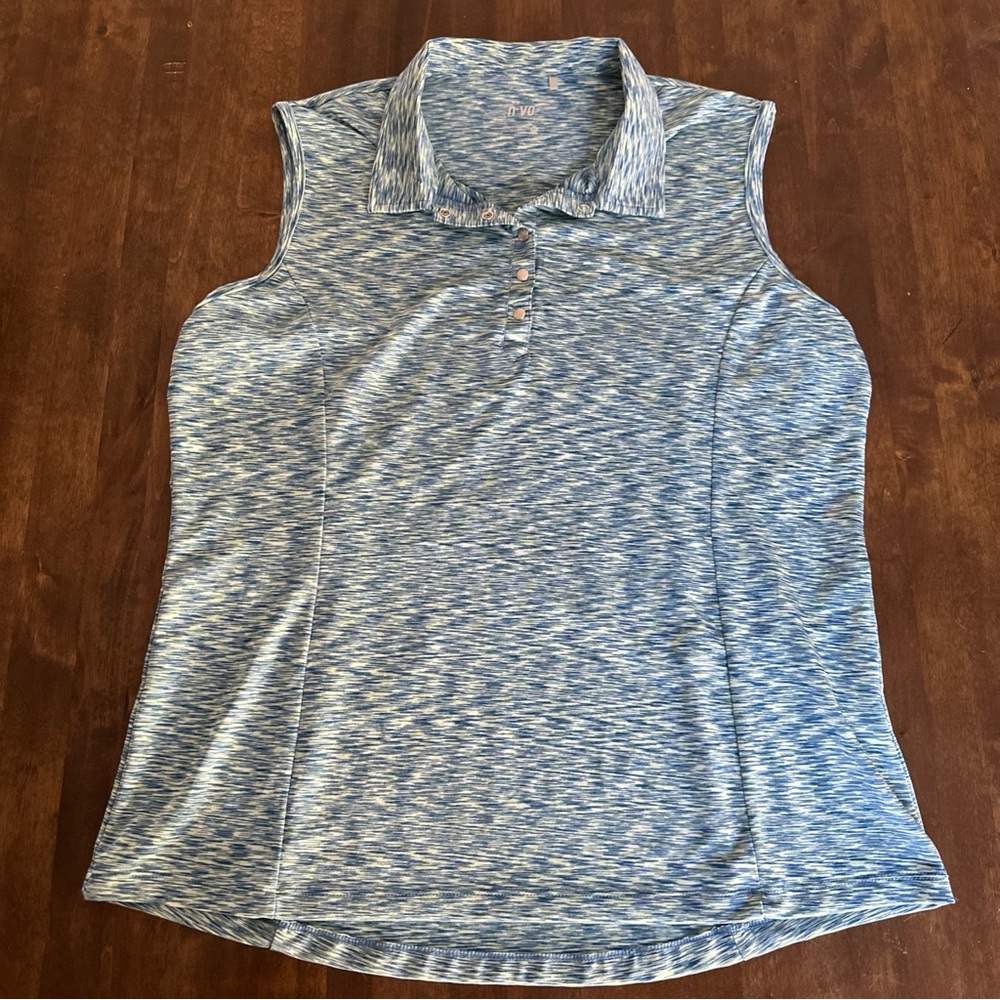 Nivo Sleeveless Golf Shirt XL Pickleball Tennis Active Outdoor Preppy Resort 💙